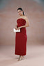 Maroon Muse Dress