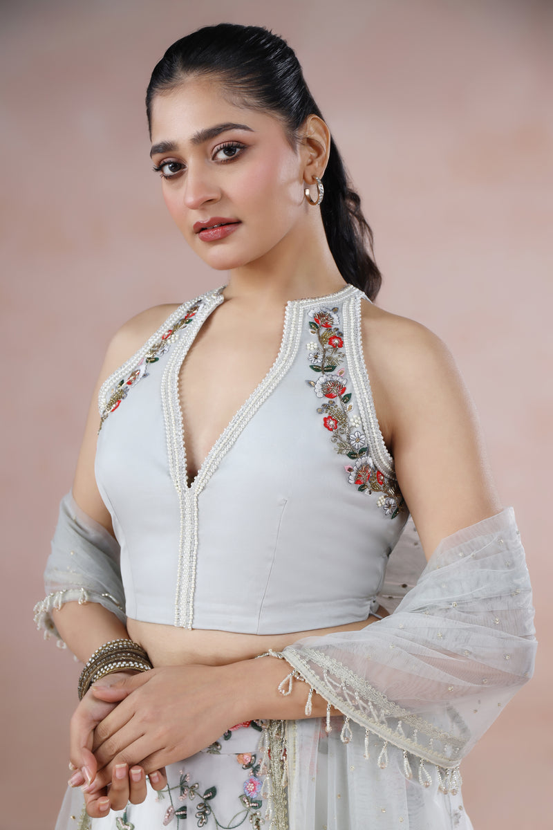 Moonstone Muse Lehenga