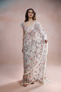 Aurora Slate Saree