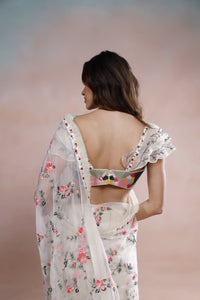 Aurora Slate Saree